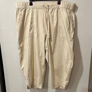 Lane Bryant Light Khaki Capris